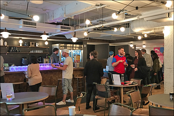 Outstanding Branding's party launching its New York office drew more than 300 end buyers.