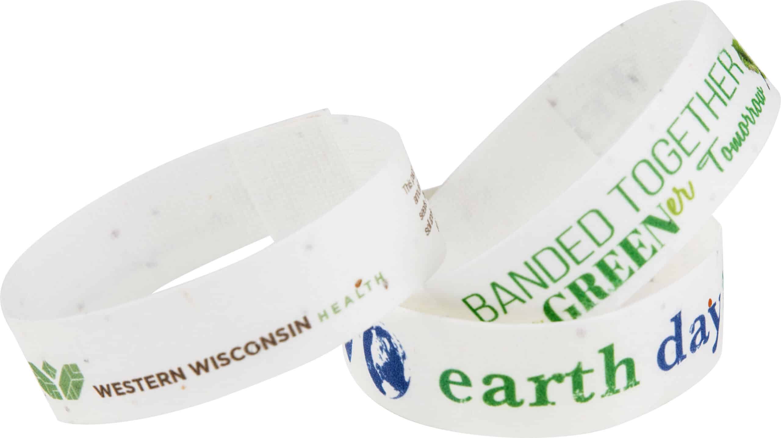 Seeded Paper Wristband