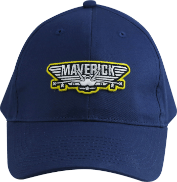 navy blue Top Gun custom cap