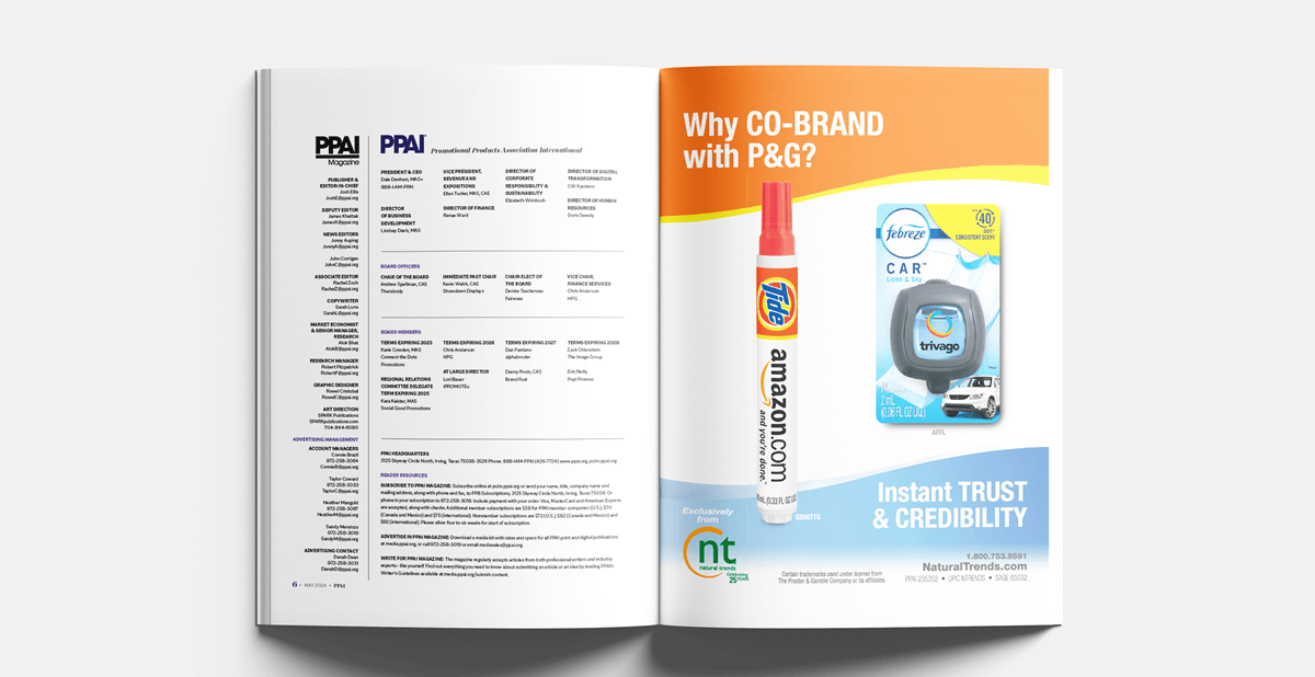 PPAI Magazine Full Page Ad PPAI Promotional Products Association