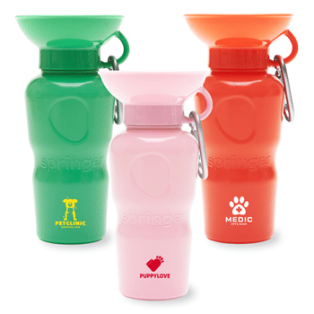Springer Classic squeeze dog water bottle